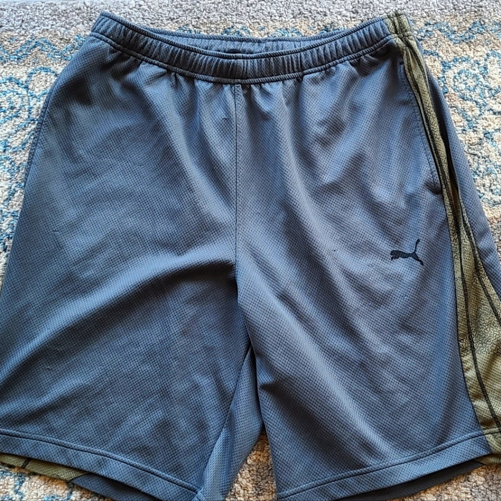Puma Dry Cell Mens Basketball Shorts Size Medium with pockets and drawstring